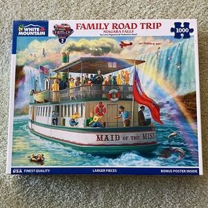 White Mountain Family Road Trip Niagara Falls Puzzle